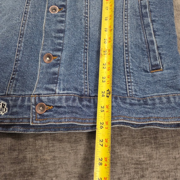 Our Universe Stranger Things Hellfire Club Denim Vest Men's M Demobat Slayer - Picture 8 of 10